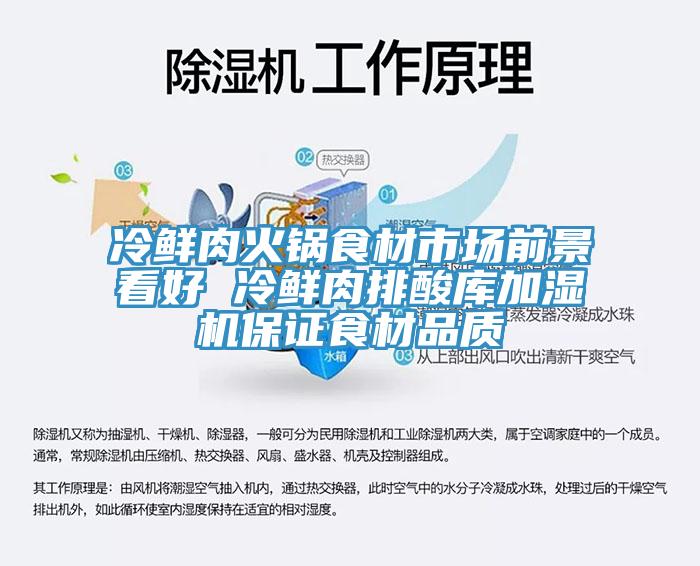 冷鮮肉火鍋食材市場前景看好 冷鮮肉排酸庫加濕機保證食材品質(zhì)