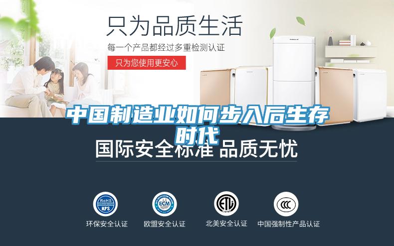 中國制造業(yè)如何步入后生存時(shí)代