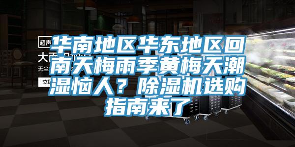 華南地區(qū)華東地區(qū)回南天梅雨季黃梅天潮濕惱人？除濕機(jī)選購指南來了