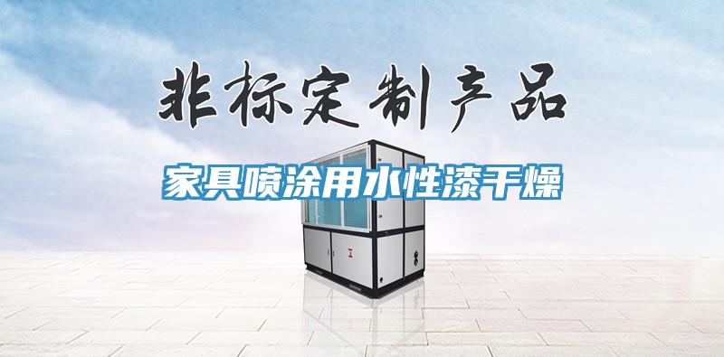 家具噴涂用水性漆干燥