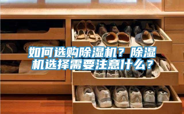 如何選購除濕機？除濕機選擇需要注意什么？