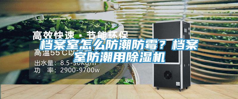 檔案室怎么防潮防霉？檔案室防潮用除濕機