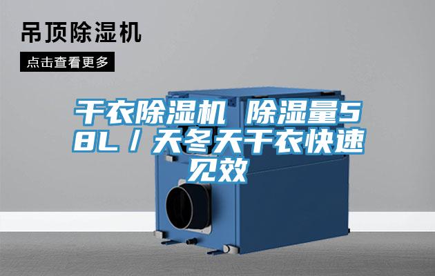 干衣除濕機(jī) 除濕量58L／天冬天干衣快速見(jiàn)效