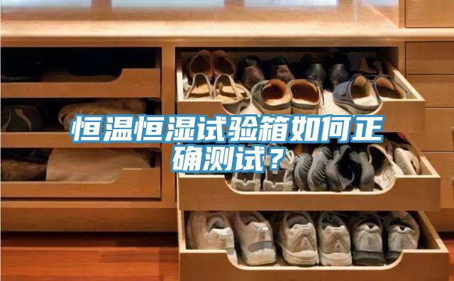 恒溫恒濕試驗(yàn)箱如何正確測(cè)試？