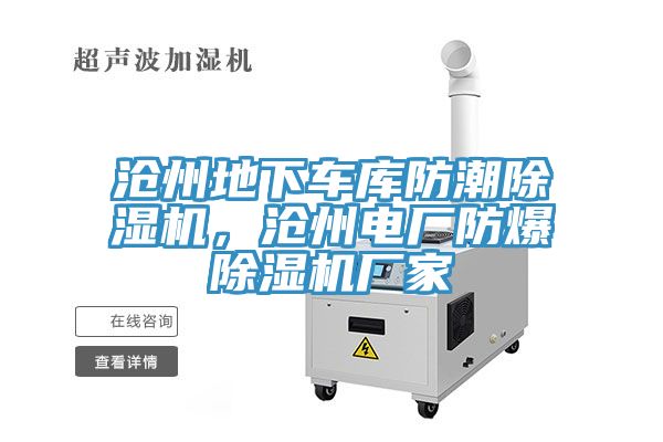 滄州地下車庫防潮除濕機(jī)，滄州電廠防爆除濕機(jī)廠家