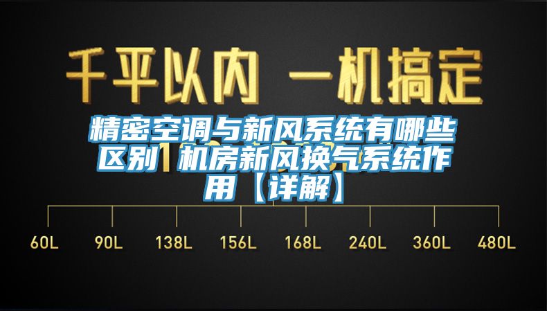 精密空調與新風系統(tǒng)有哪些區(qū)別 機房新風換氣系統(tǒng)作用【詳解】