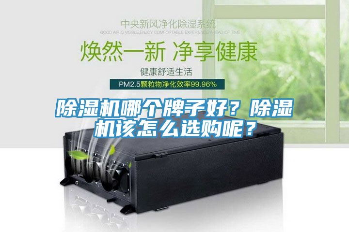 除濕機哪個牌子好？除濕機該怎么選購呢？