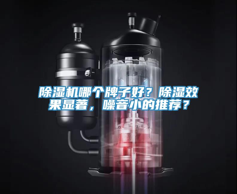 除濕機哪個牌子好？除濕效果顯著，噪音小的推薦？