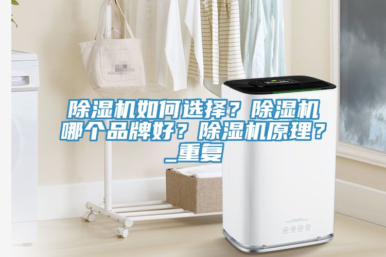 除濕機如何選擇？除濕機哪個品牌好？除濕機原理？_重復